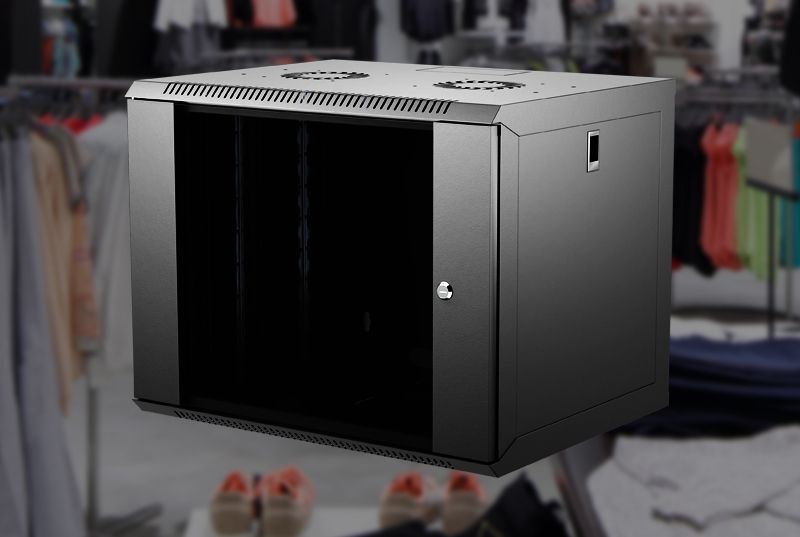 19″ LKOFF wall mounted cabinet, a load capacity of up to 90 kg